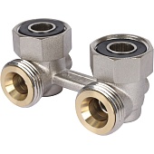 Узел нижнего подключения для радиаторов Meibes Standart line Тип E2/50 угловой, 3/4 НPx3/4 HP