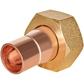 Переход JINTIAN ВП-ВР 15x3/4 с накидной гайкой из меди под пайку JT-153591534