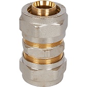 Муфта STOUT соединительная 26х26 для металлопластиковых труб винтовой