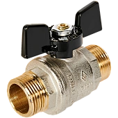 Кран шаровой BUGATTI Oregon (ручка-бабочка) нар-нар резьба 3/4