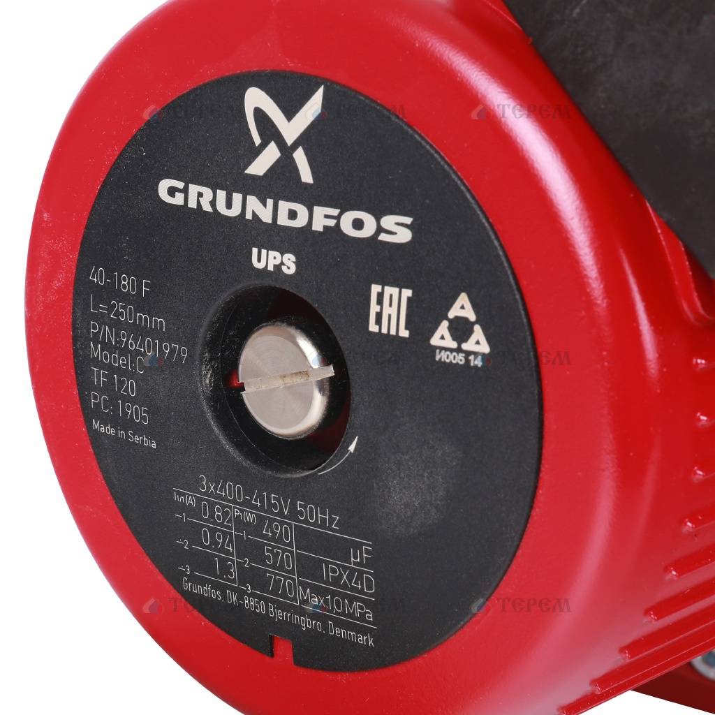 Grundfos Насос UPS 40-180 F 380 В – купить в Москве в интернет-магазине ...