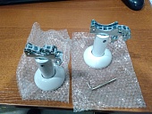 Уцененный товар (некомплект): Напольный кронштейн для секционных радиаторов 1шт ROMMER (RAL9016)