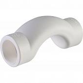 Обводное колено Политэк d=20 для полипропиленовых труб под сварку (цвет белый)