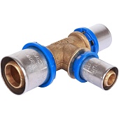 Пресс-тройник Prandelli Multyrama с редукцией 26х3-16х2-20х2 для металлопластиковых труб прессовой