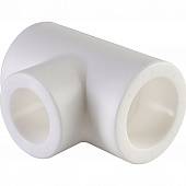 Тройник переходной Политэк 25х20х25 для полипропиленовых труб под сварку (цвет белый)