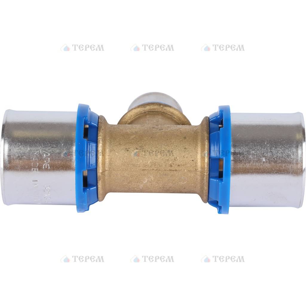 APE Тройник переходной 32х20х32 для металлопластиковых труб прессовой ...