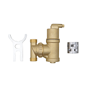 Сепаратор воздуха ROMMER RFW-0070-259532 поворотный ВР 1 1/4 корпус- латунь