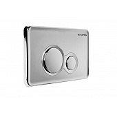 Клавиша смыва BETTOSERB MORAVA для Sava Fix хром матовый+хром глянец