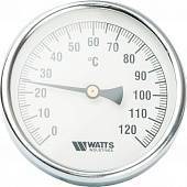 Термометр биметаллический WATTS с погружной гильзой 100 мм