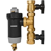 Магнитный сепаратор шлама ROMMER RFW-0081-002932 с щетками поворотный, ВР 1 1/4  корпус- композит