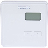 Беспроводной двухпозиционный комнатный терморегулятор (белый) TECH R-8b