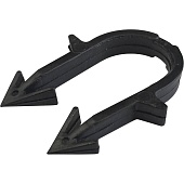 Скоба якорная для труб STOUT д.16-20мм, цвет черный