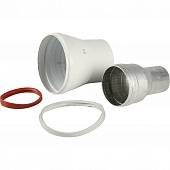 Коаксиальный переходник Baxi с диаметра 80/125 мм на диаметр 60/100 мм