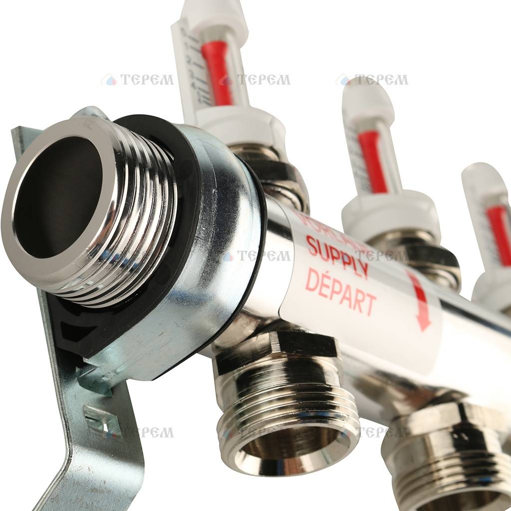 REHAU Распределительный коллектор HKV-D на 9 контуров (нерж .сталь ...