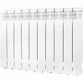 Радиатор алюминиевый Global ISEO 500 10 секций боковое подключение (белый RAL 9010)