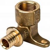 Угольник STOUT настенный с креплением 16xRp 1/2 для труб из сшитого полиэтилена аксиальный