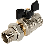 Кран шаровой BUGATTI Oregon с полусгоном (ручка-бабочка) внут-наруж резьба 3/4