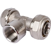 Тройник TIEMME с внутренней резьбой (32х3.0х1) для металлопластиковых труб винтовой