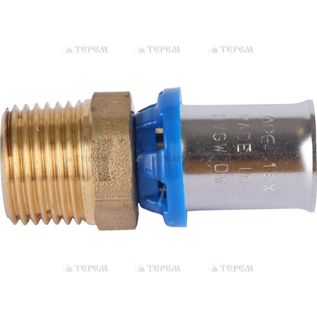 APE Переходник с наружной резьбой 1/2\"х16 для металлопластиковых труб ...