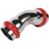 Угольник ROMMER 45°-ВПр, 22, из нержавеющей стали прессовой