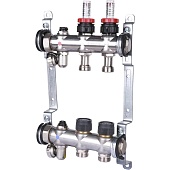 Группа коллекторная Oventrop Multidis SF 2 со встроенными ротаметрами на 2 контура