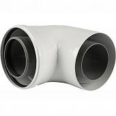 Коаксиальный отвод Baxi KHG 90°, диам. 125/80, HT