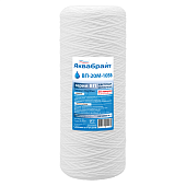 Картридж из веревочного полипропилена для механической очистки воды АКВАБРАЙТ пористость 20 мкм Big Blue 10