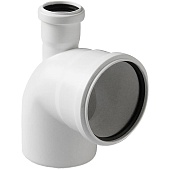 Отвод с выходом прямой Pro Aqua Stilte D 110x50/87,5 Белый