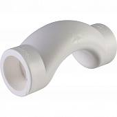 Обводное колено Политэк d=32 для полипропиленовых труб под сварку (цвет белый)
