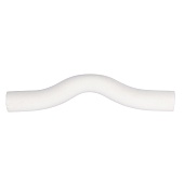 Обводное колено Политэк d=25 для полипропиленовых труб под сварку (цвет белый)