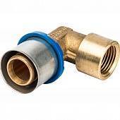 Угольник Prandelli Multyrama 90 с внут.рез. (26х3)х1/2 профиль H, TH, U для металлопластиковых труб прессовой