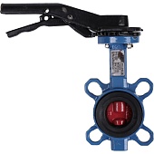Затвор поворотно-дисковый Tecofi VPI4448 DN 40 PN 16 межфланцевый с ручкой из чугуна EPDM