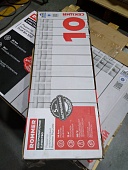 Уцененный товар (вмятины, трещина краски на нижнийх частях ламелей): Радиатор алюминиевый ROMMER Plus 200 10 секций боковое подключение (RAL9016)