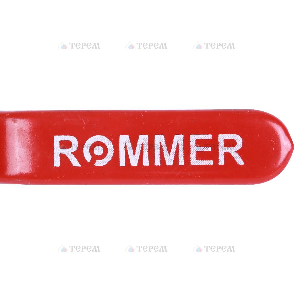 ROMMER Шаровой кран 1/2 ВН/ВН, ручка рычаг – купить в Москве в интернет ...