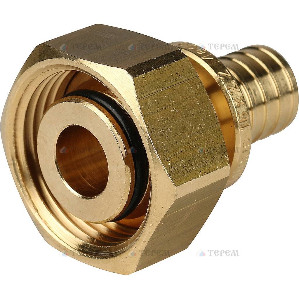 STOUT Переходник с накидной гайкой (евроконус) 16xG 3/4 для труб из ...