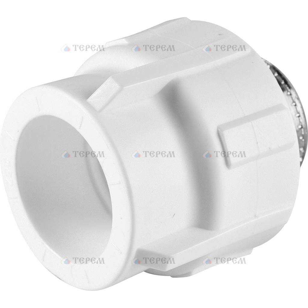 Политэк 32х1 Муфта комбинированная наруж. резьба для полипропиленовых ...