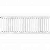 Трубчатый стальной радиатор КЗТО РС 1-500-23 секции 1/2 боковое подключение RAL9010