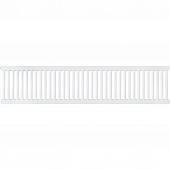 Трубчатый стальной радиатор КЗТО РС 1-500-36 секций 1/2 боковое подключение RAL9010