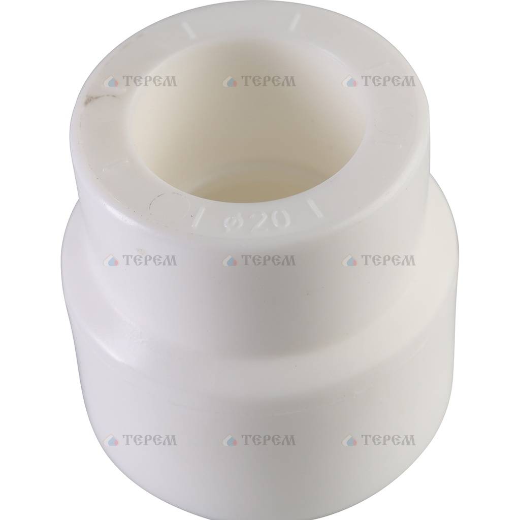 муфта переходная 25 20. 300). муфта пп ф25. муфта-переходник вн. 25/20 pprc (белые) "политэк".