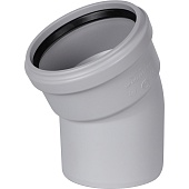 Отвод канализационный бесшумный STOUT D 110 х 30°
