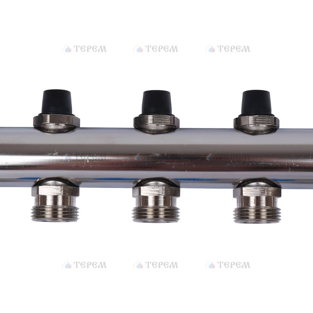 REHAU Распределительный коллектор HKV на 10 контуров (нерж .сталь ...