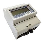 Счётчик электрической энергии однофазный электронный «Пульсар» 1Тш-1/2-10/100-1-3-0 многотарифный, ЖКИ, 100А, RS485, без кнопки, МПИ 16лет, гарантия 7лет