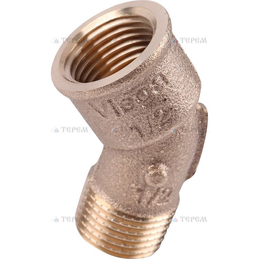 уголок 45 1 2. Viega угольник нв 45* 1/2 бронзовые резьбовые фитинги. угол 45 1/2 чугун. ду15. 264024 viega.