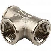 Тройник TIEMME ВВ никелированный 1/2 для стальных труб резьбовой