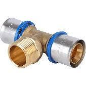 Тройник-переходник APE с наружной резьбой 32х1 х32 для металлопластиковых труб прессовой