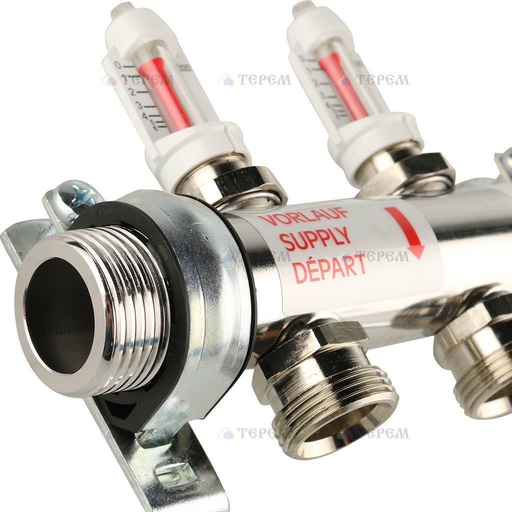 REHAU Распределительный коллектор HKV-D на 2 контура (нерж .сталь ...