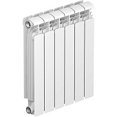 Радиатор алюминиевый RIFAR ALUM 500 6 секции боковое подключение (белый RAL 9016)