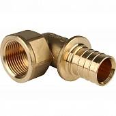 Угольник-переходник STOUT с внутренней резьбой 32xG 1 для труб из сшитого полиэтилена аксиальный