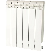 Радиатор алюминиевый Global VOX- R 500 6 секций боковое подключение (белый RAL 9010)