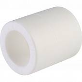 Муфта для полипропиленовых труб под сварку (цвет белый) Политэк d=20